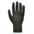Nylon Gloves PU coated Black L