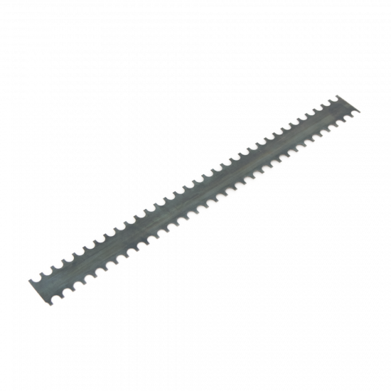 Notched blade 0,5 mm hardened steel