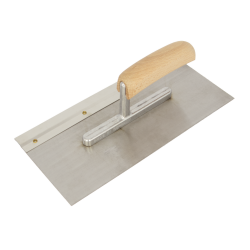Floor trowel S/S with slot for notched blades  Floor trowel S/S with slot for notched blades