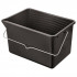 Paint bucket plastic black 8 ltr. with Spout