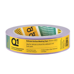 Q1 Delicate tape 25 mm x 50 mtr Q1 Delicate tape 25 mm x 50 mtr