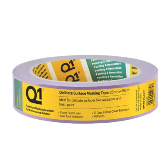 Q1 Delicate tape 25 mm x 50 mtr