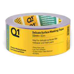 Q1 Delicate tape 50 mm x 50 mtr Q1 Delicate tape 50 mm x 50 mtr