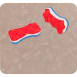 Deco sponge flock - marble effect