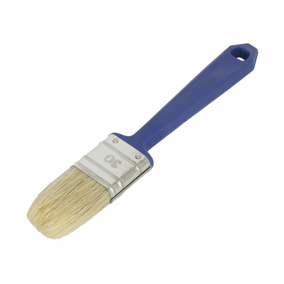 Flat brush, white bristle