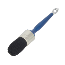 Round brush, black bristle, plastic handle Round brush, black bristle, plastic handle