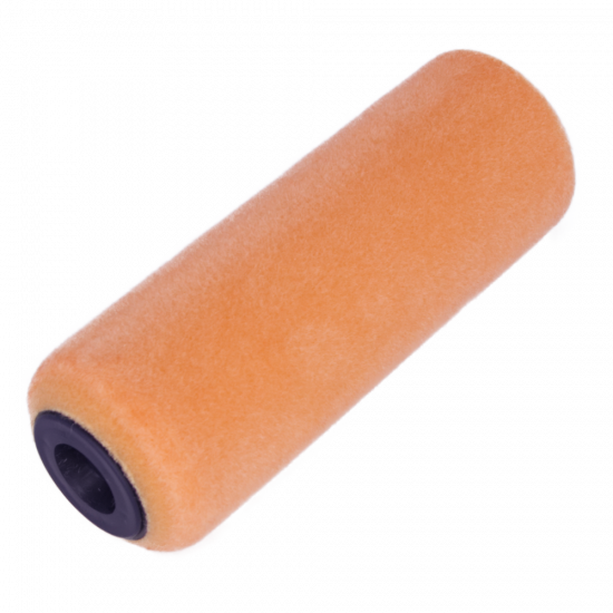 Velvet Brush roller orange 1x rounded Ø 60 mm, 25 cm