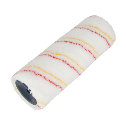 Microfiber roller red/yellow stripe Ø 44mm, 18 cm Microfiber roller red/yellow stripe Ø 44mm, 18 cm