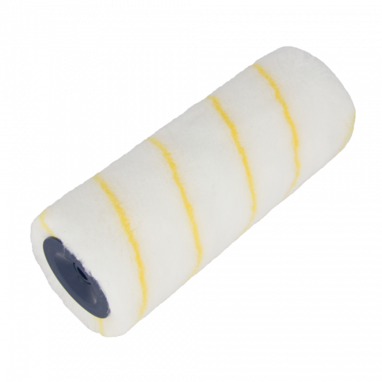 Polyacrylic roller yellow stripe Ø 44mm, 25 cm