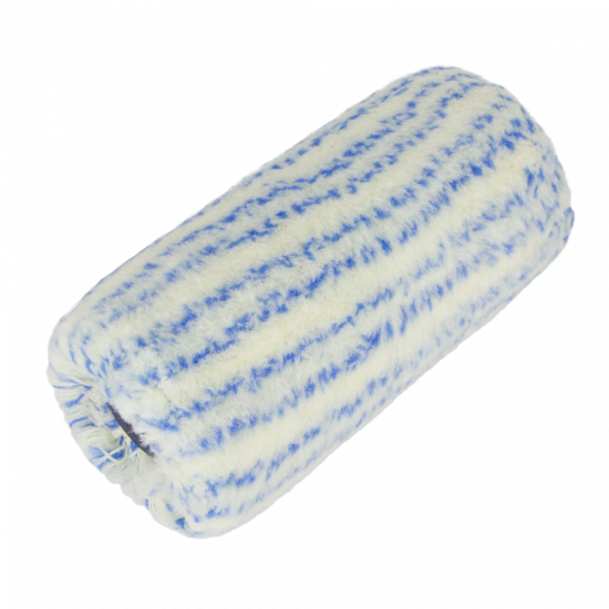 Polystripe roller blue stripe padded Ø 69mm, 18 cm