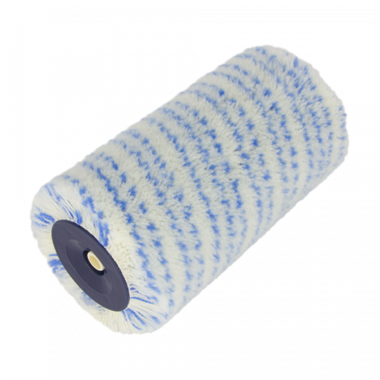 Polystripe roller blue stripe Ø 55mm, 18 cm