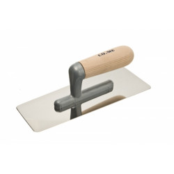 Trowel Venetian stainless steel, wooden handle 20 x 8 cm