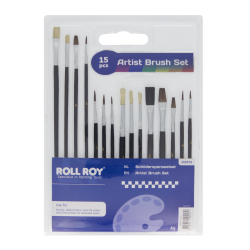 15 pcs Artist brush set fine 15 pcs Artist brush set fine