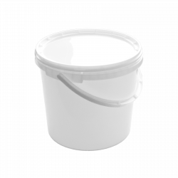 Round Plastic Bucket with Lid and Handle Round Plastic Bucket with Lid and Handle