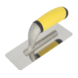 Stainless Steel smoothing trapezoidal trowel 20 x 8 cm Stainless Steel smoothing trapezoidal trowel 20 x 8 cm