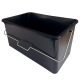 Paint bucket plastic black 25 ltr.