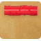 Deco roller red rubber - stars