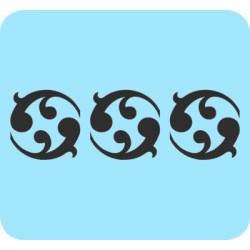 400009 Profi Stencils 20 x 50 cm 400009 Profi Stencils 20 x 50 cm