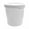 Round Plastic Bucket with Lid