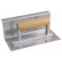 Concave tapered  trowel S/S with 15 mm radius and top edge board 