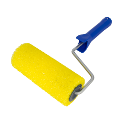 Texture roller coarse yellow Ø 75mm, 20 cm Texture roller coarse yellow Ø 75mm, 20 cm
