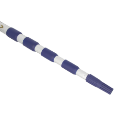 Alu-pro telescopic pole internal lock USA thread and cone 1.40-5,00 meter